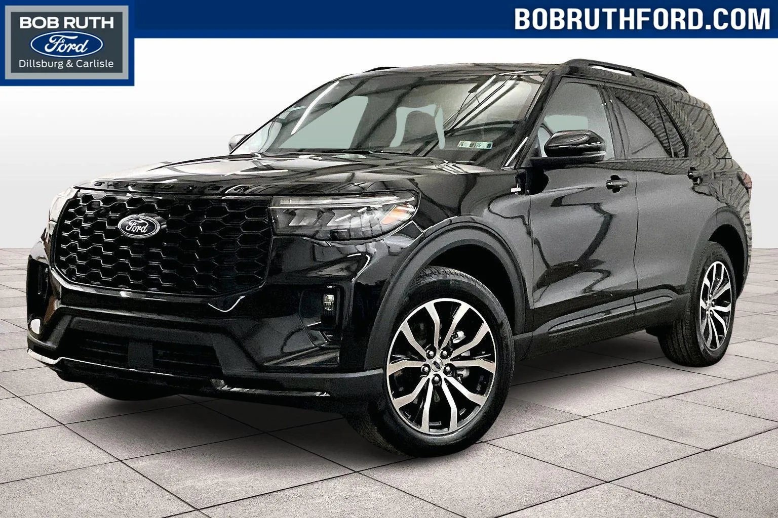 Black 2025 Ford Explorer ST-Line for sale in Dillsburg, PA