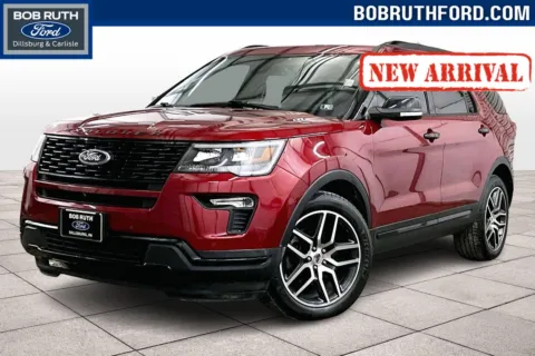 Red 2018 Ford Explorer Sport for sale in Dillsburg, PA