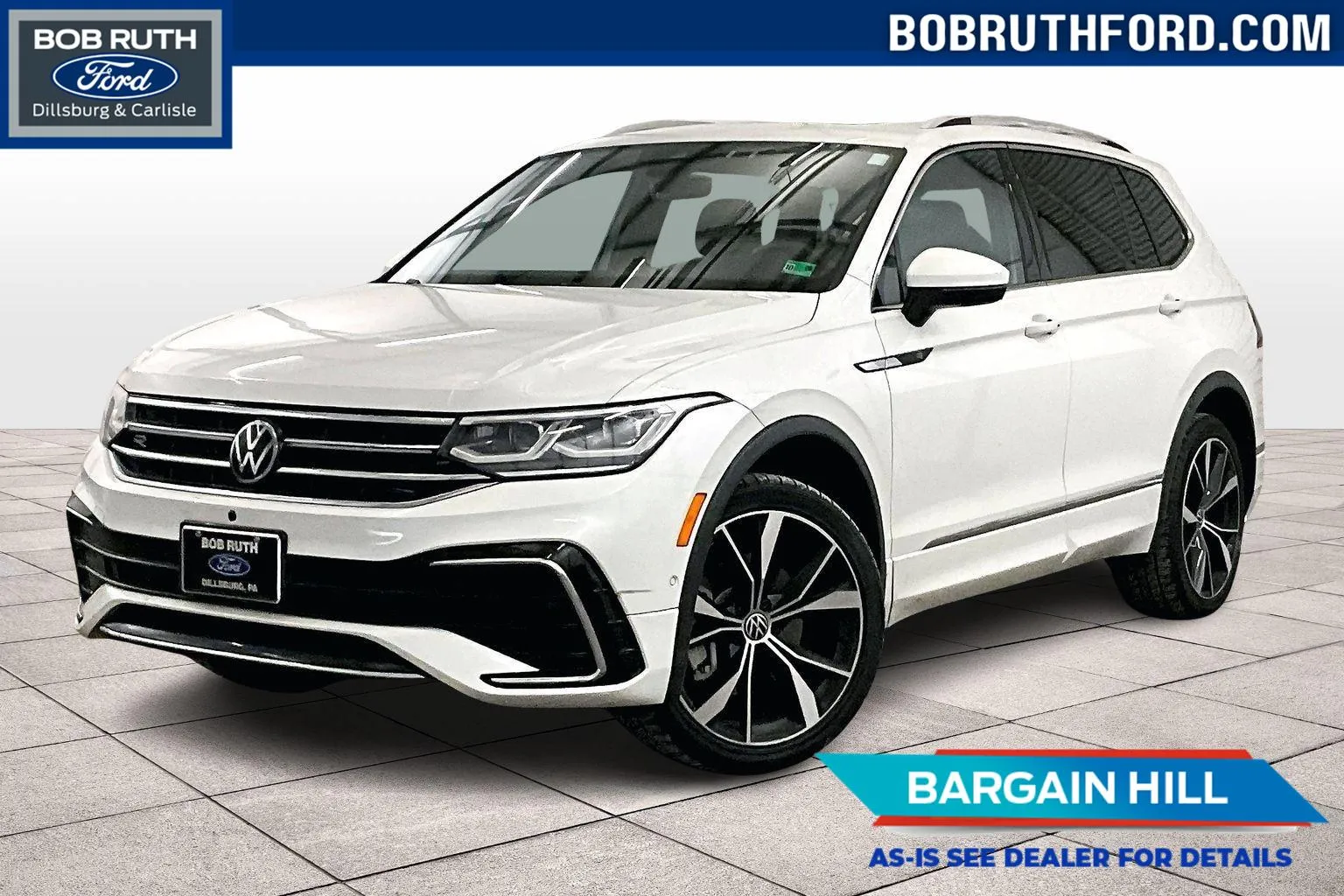 White 2022 Volkswagen Tiguan SEL R-Line for sale in Dillsburg, PA