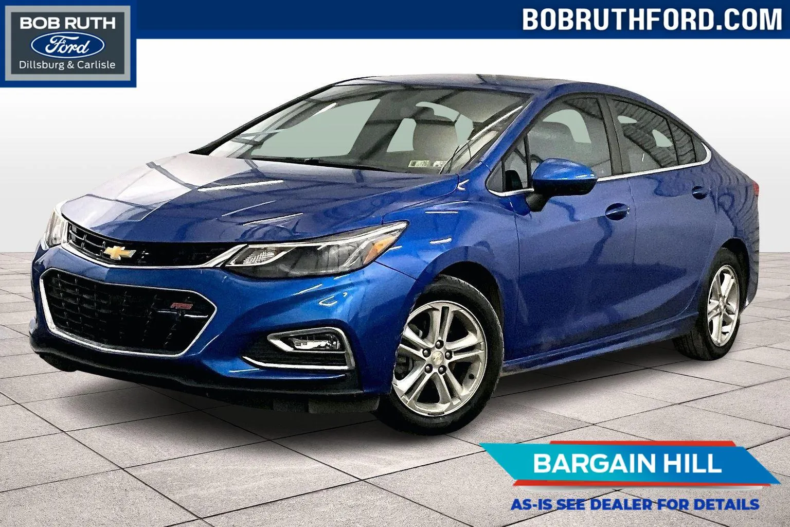 Blue 2018 Chevrolet Cruze LT for sale in Dillsburg, PA