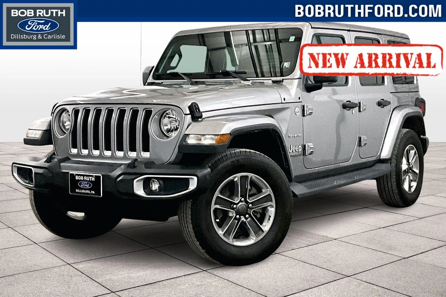 Silver 2018 Jeep Wrangler Unlimited Sahara for sale in Dillsburg, PA