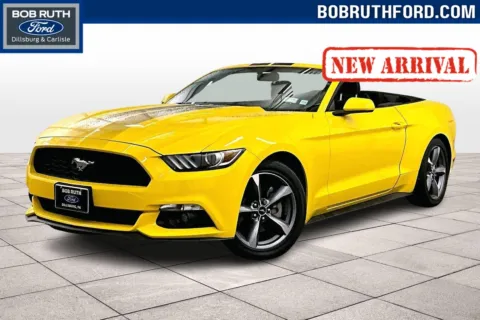 Yellow 2017 Ford Mustang V6 for sale in Dillsburg, PA