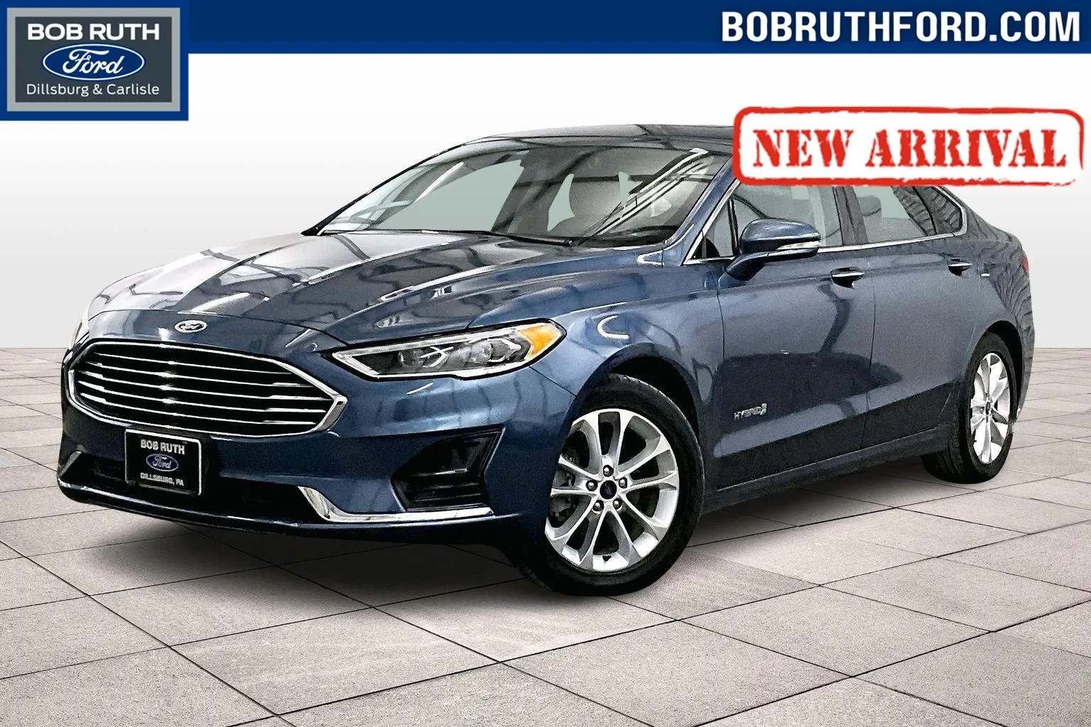 Blue 2019 Ford Fusion Hybrid SEL for sale in Dillsburg, PA