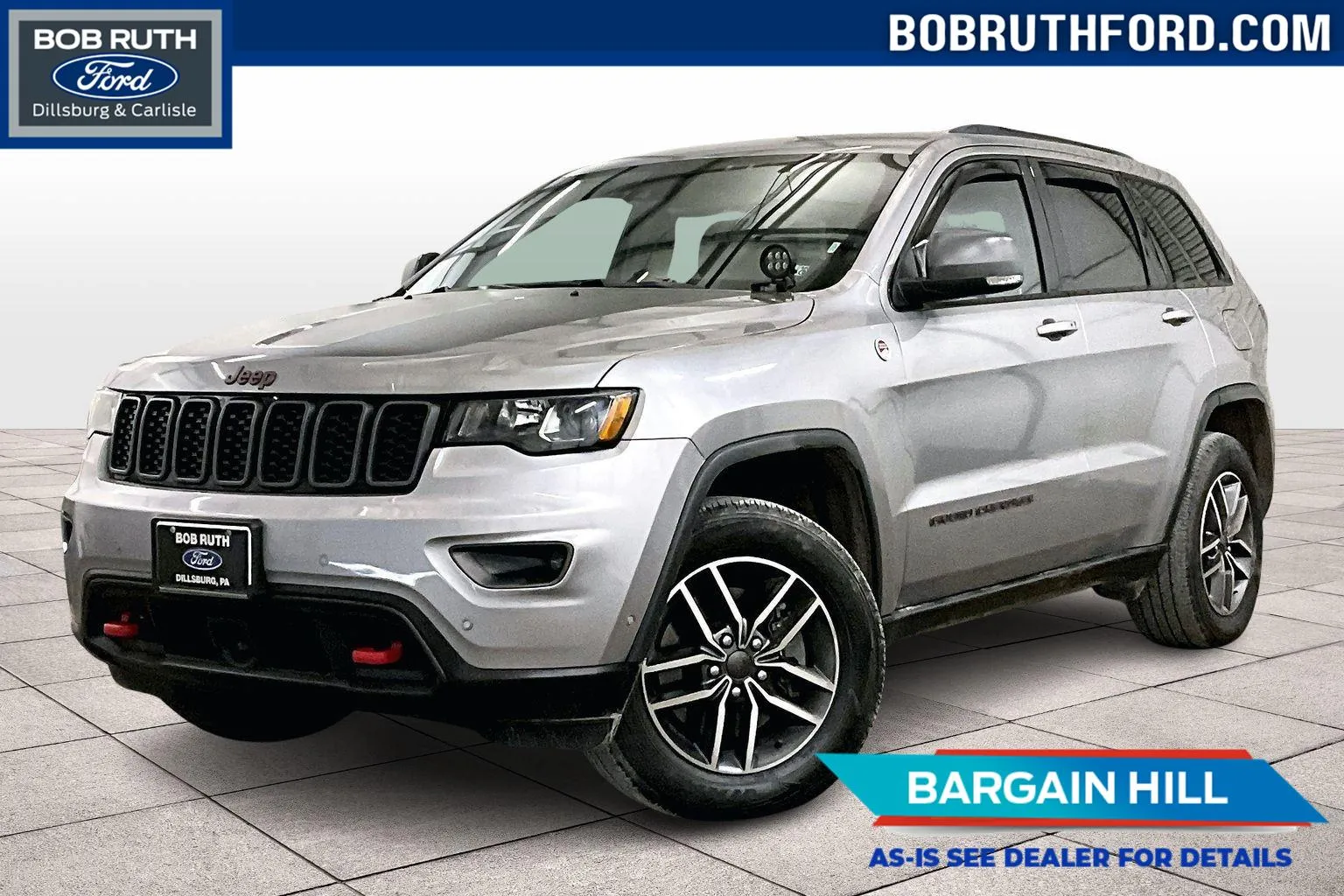 Silver 2019 Jeep Grand Cherokee Trailhawk for sale in Dillsburg, PA
