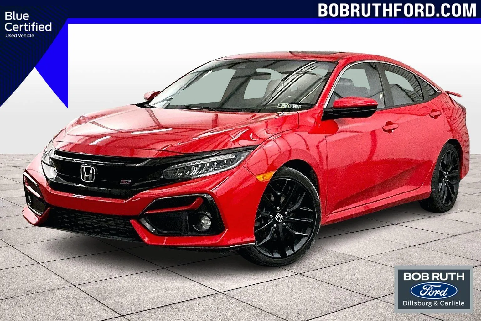 Red 2020 Honda Civic Si Sedan Si for sale in Dillsburg, PA