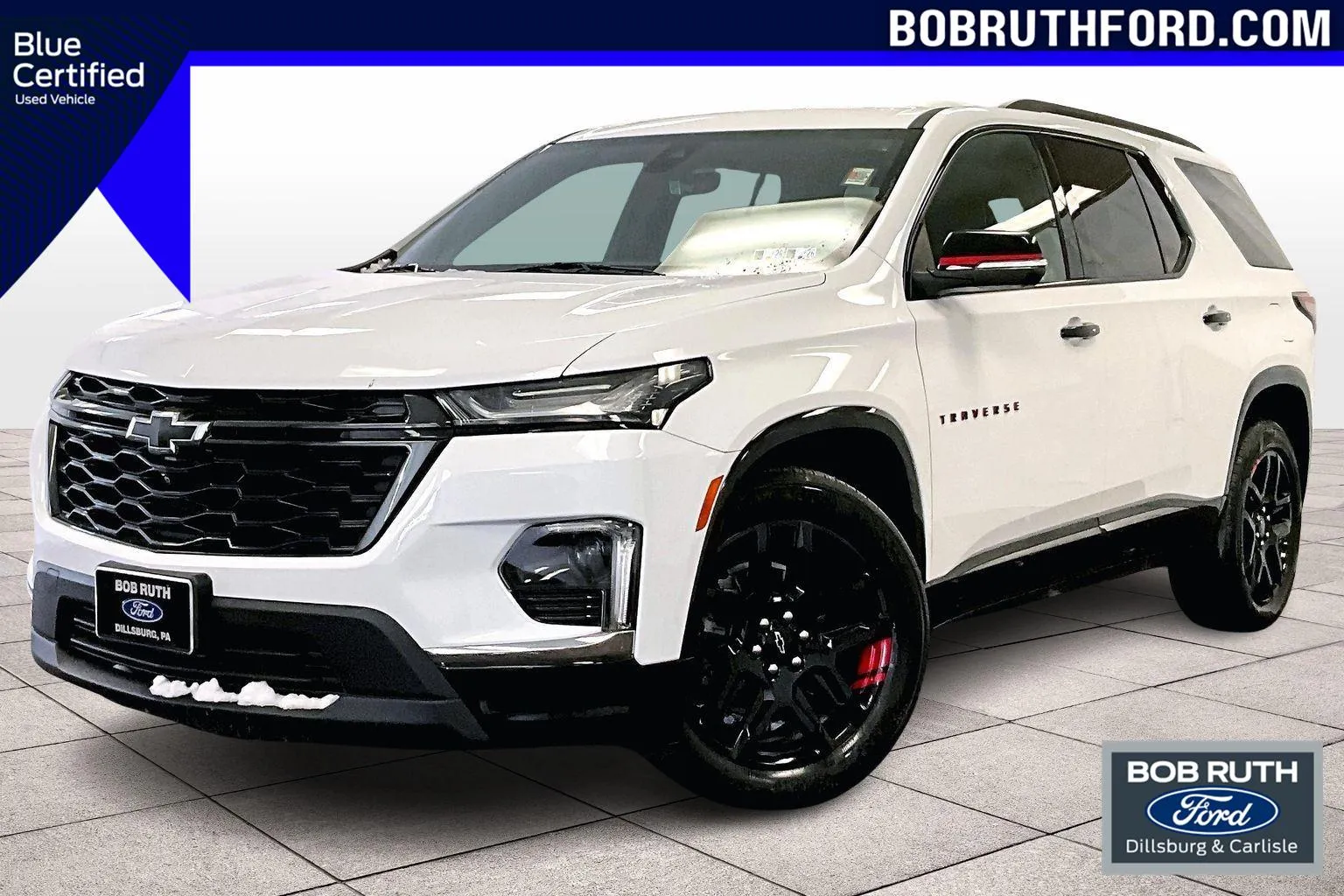 White 2022 Chevrolet Traverse Premier for sale in Dillsburg, PA