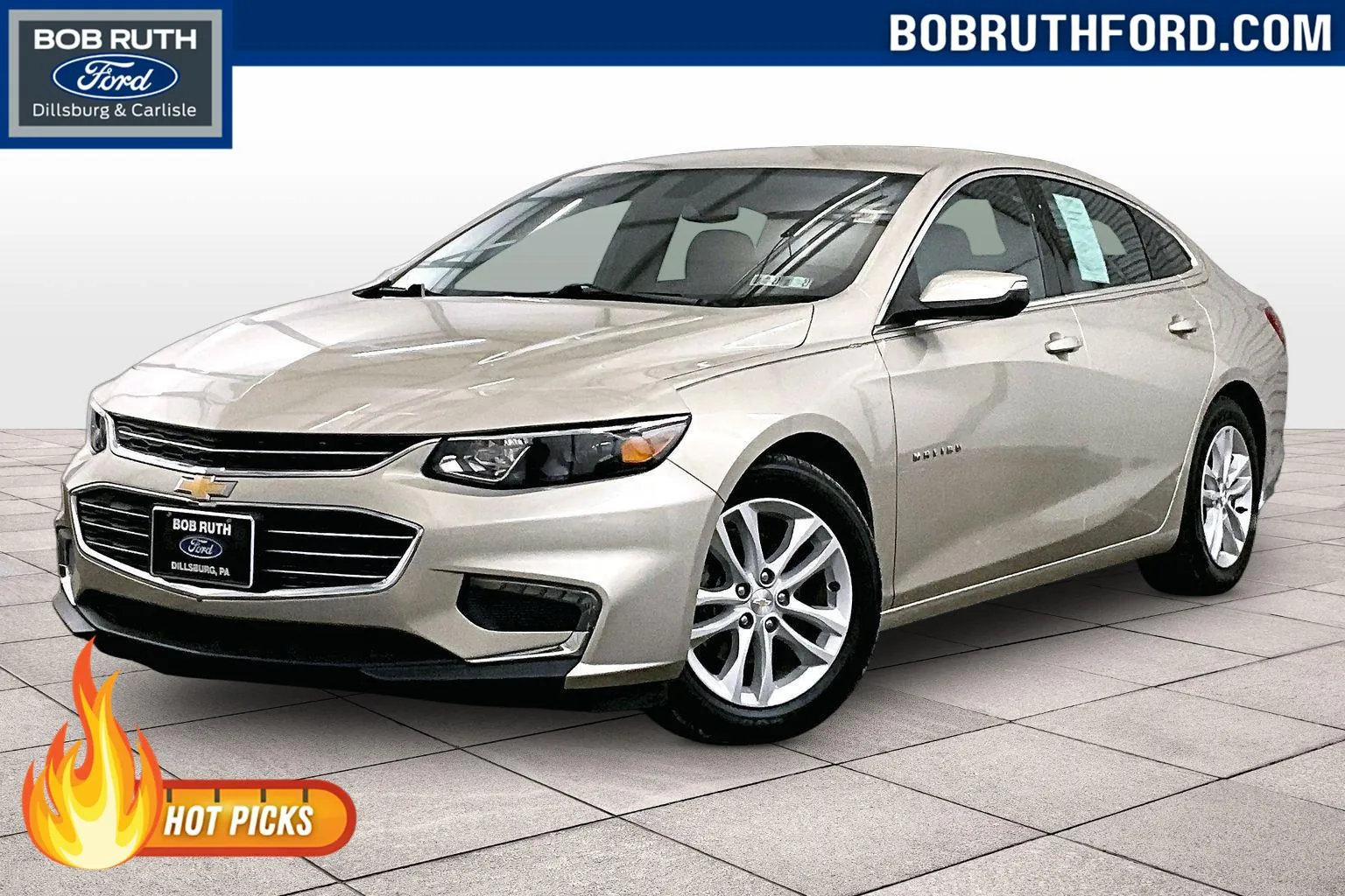 Used 2016 Chevrolet Malibu 1LT with VIN 1G1ZE5ST1GF241837 for sale in Dillsburg, PA