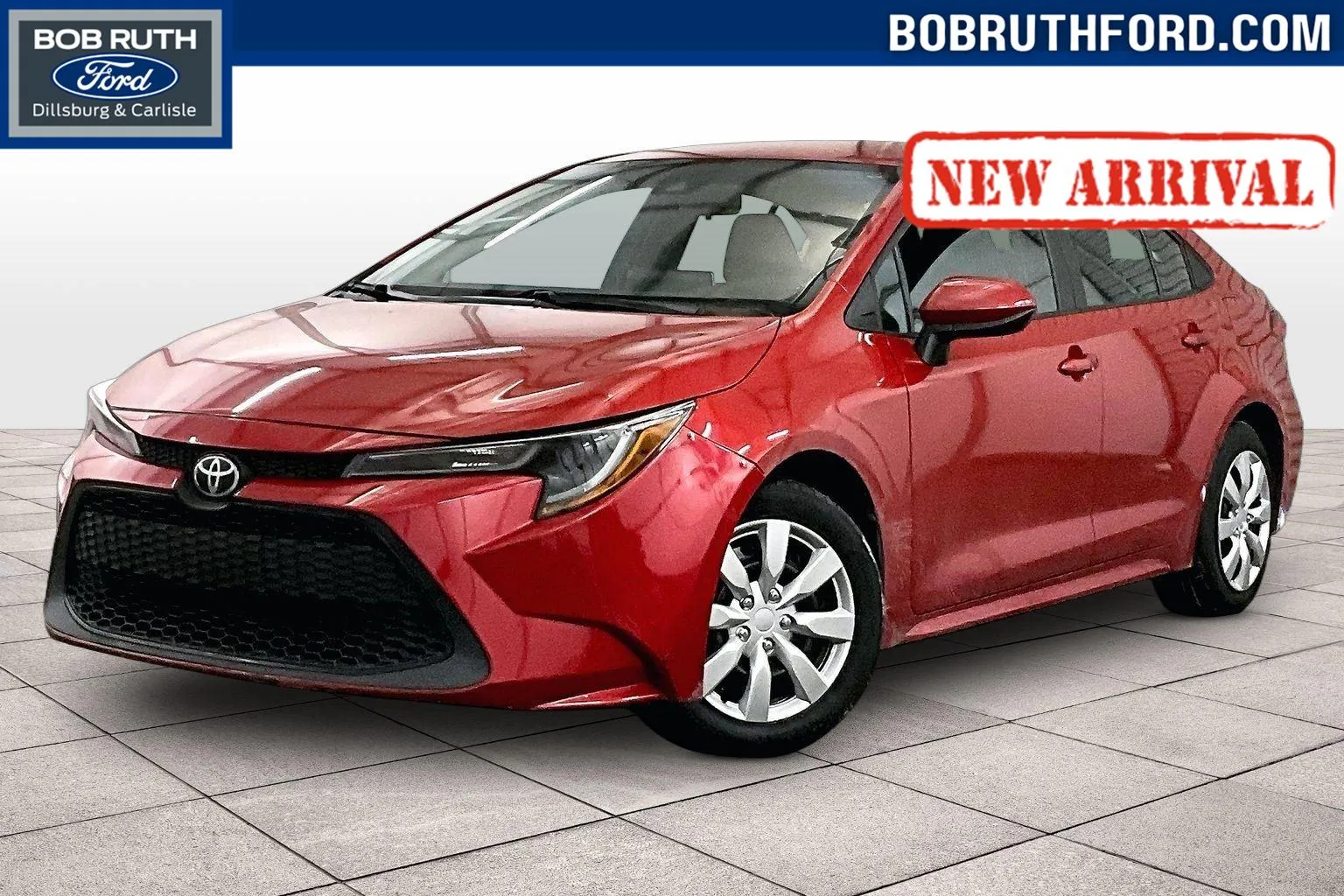 Red 2021 Toyota Corolla LE for sale in Dillsburg, PA