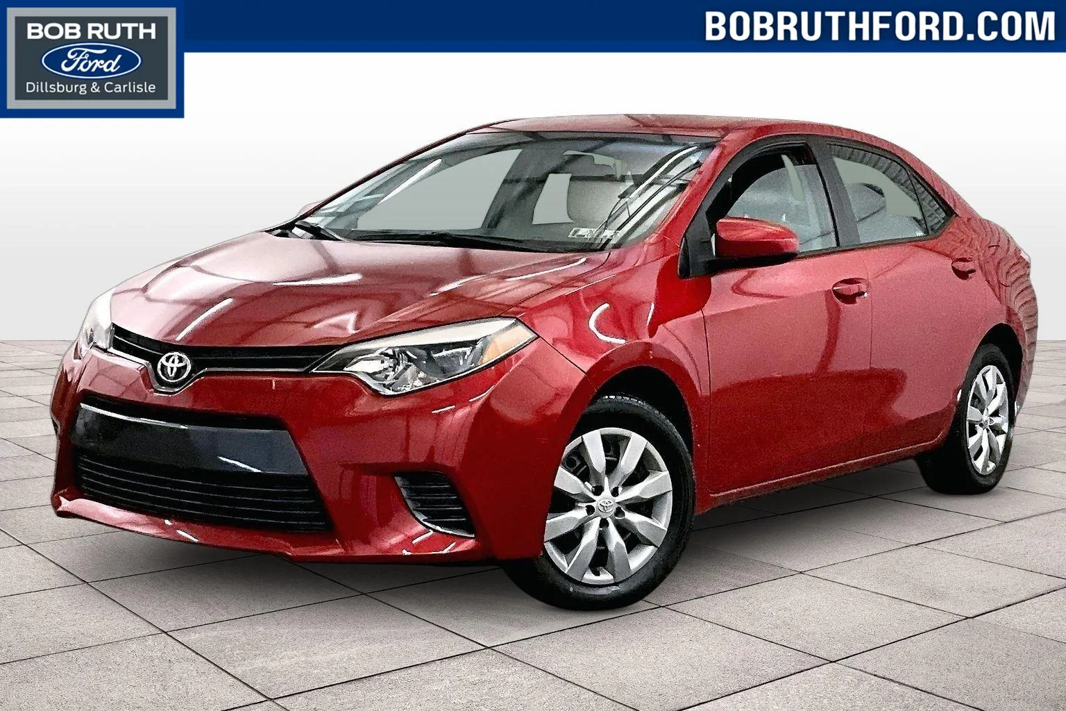 Red 2016 Toyota Corolla LE for sale in Dillsburg, PA