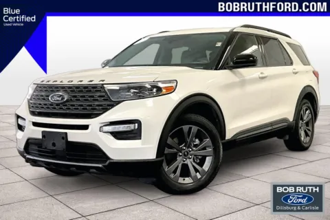 White 2022 Ford Explorer XLT for sale in Dillsburg, PA