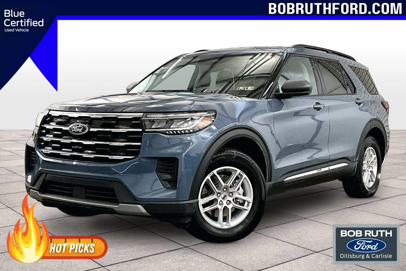 Blue 2025 Ford Explorer Active for sale in Dillsburg, PA