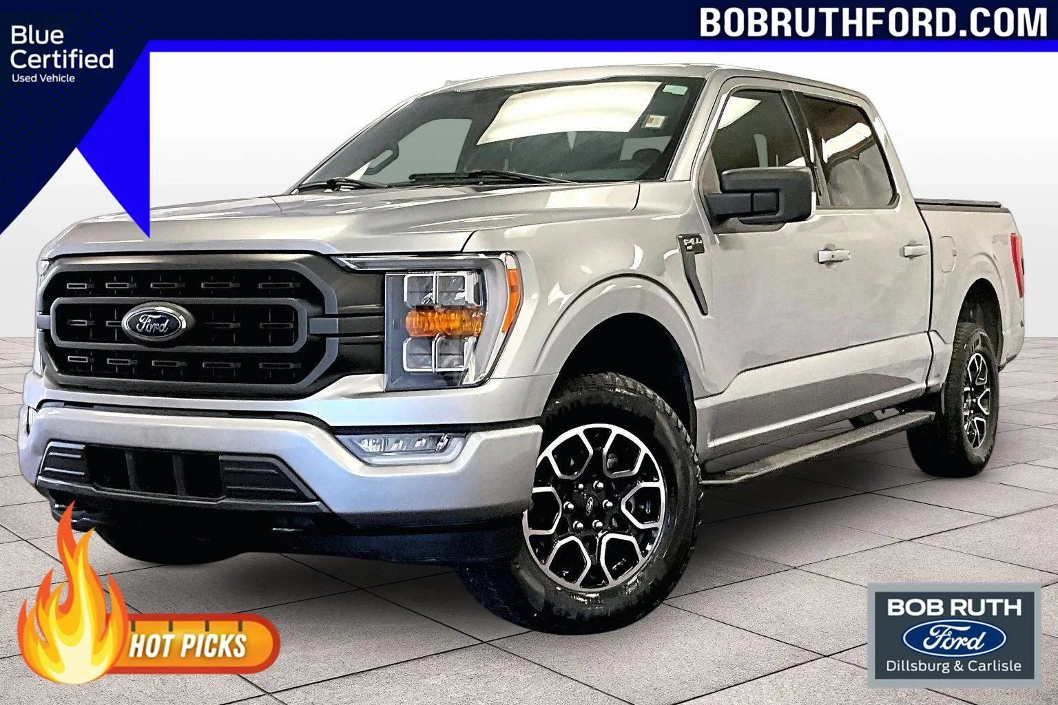 Silver 2023 Ford F-150 XLT for sale in Dillsburg, PA