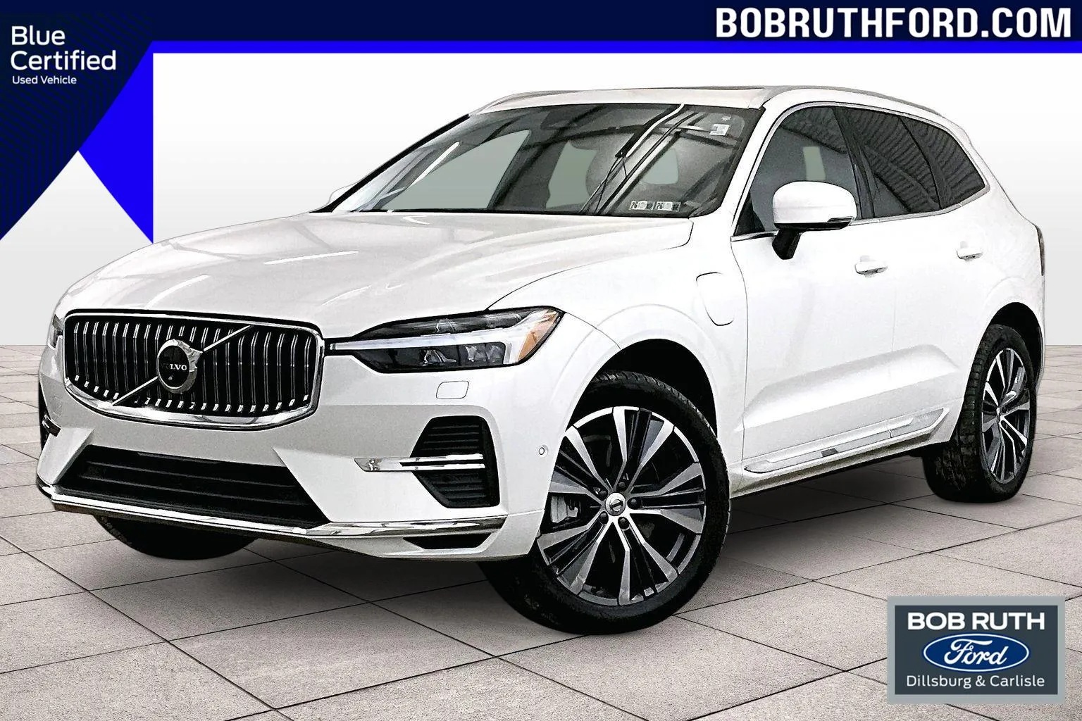 White 2022 Volvo XC60 Recharge Plug-In Hybrid Inscription Expression for sale in Dillsburg, PA