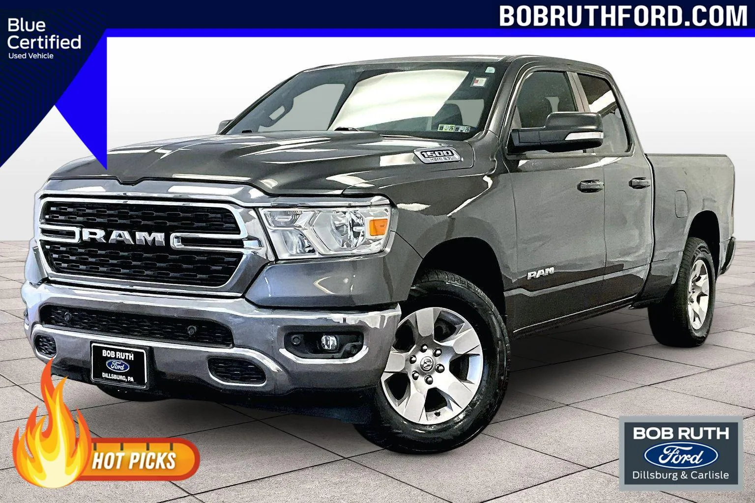 Gray 2022 Ram 1500 Big Horn for sale in Dillsburg, PA