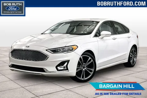 White 2020 Ford Fusion Titanium for sale in Dillsburg, PA