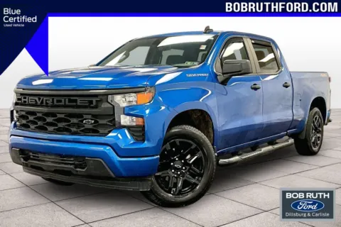 Blue 2024 Chevrolet Silverado 1500 Custom for sale in Dillsburg, PA