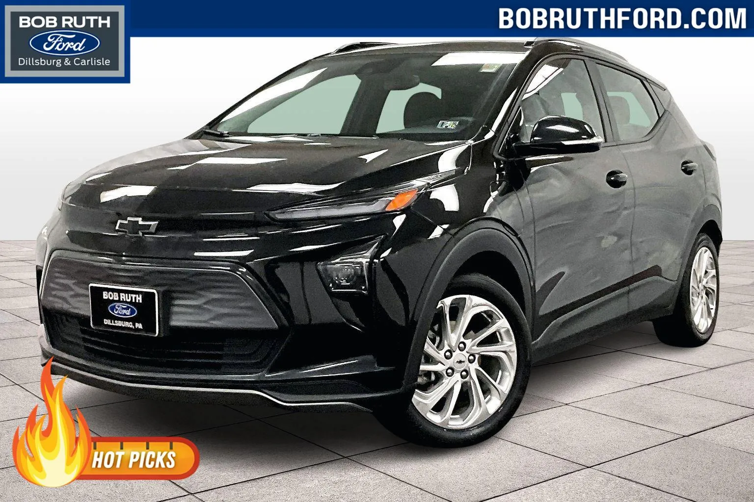 Used 2023 Chevrolet Bolt EUV LT with VIN 1G1FY6S07P4177014 for sale in Dillsburg, PA