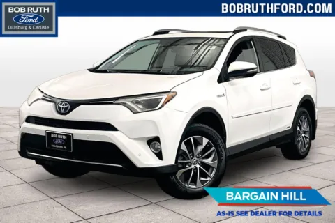 White 2018 Toyota RAV4 Hybrid XLE for sale in Dillsburg, PA