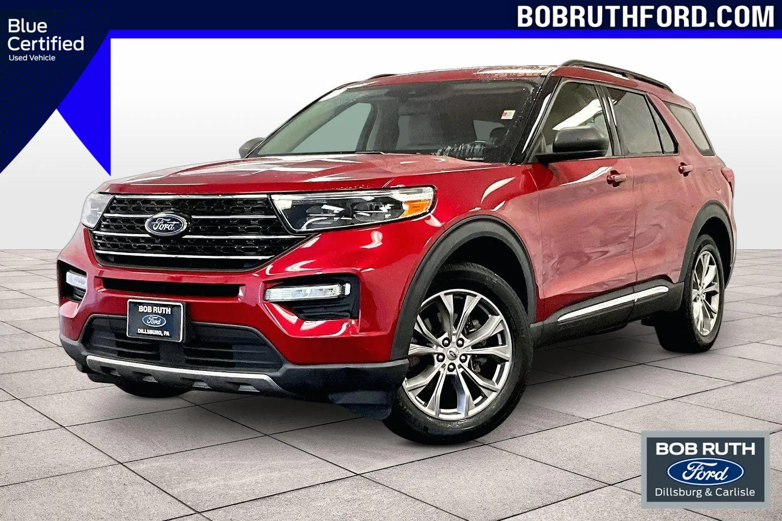 Red 2020 Ford Explorer XLT for sale in Dillsburg, PA