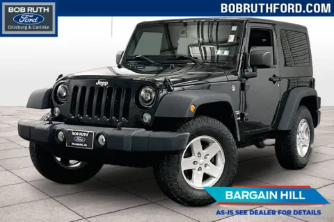 Black 2017 Jeep Wrangler Sport for sale in Dillsburg, PA