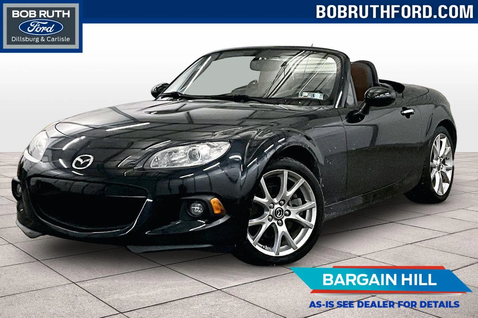 Black 2015 Mazda MX-5 Miata Grand Touring for sale in Dillsburg, PA