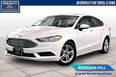 White 2018 Ford Fusion SE for sale in Dillsburg, PA