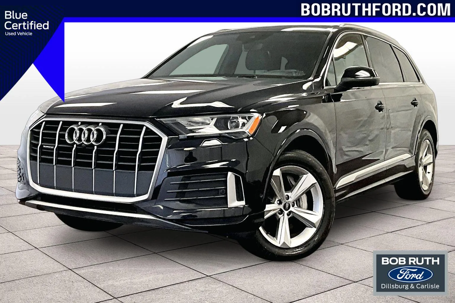 Black 2021 Audi Q7 Premium Plus for sale in Dillsburg, PA
