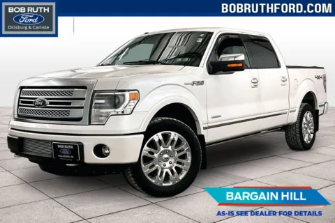 White 2013 Ford F-150 Platinum for sale in Dillsburg, PA