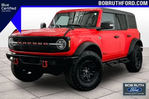 Red 2024 Ford Bronco Wildtrak for sale in Dillsburg, PA