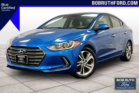 Blue 2017 Hyundai Elantra Limited for sale in Dillsburg, PA