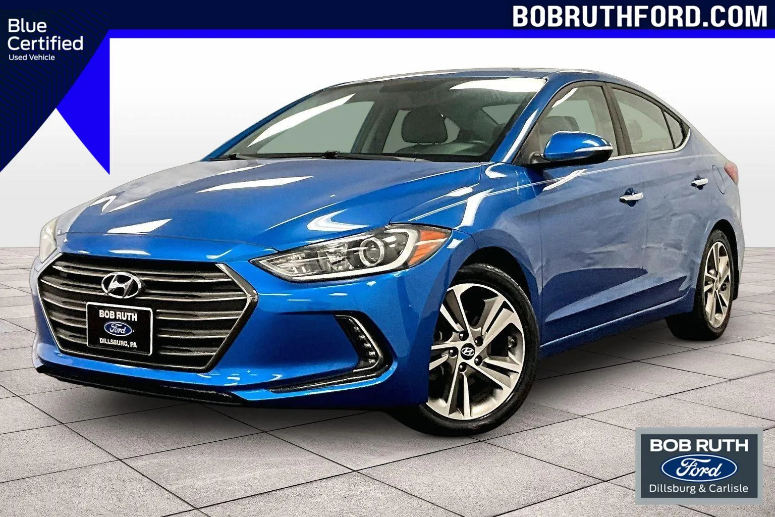 Used 2017 Hyundai Elantra Limited with VIN 5NPD84LF0HH122017 for sale in Dillsburg, PA