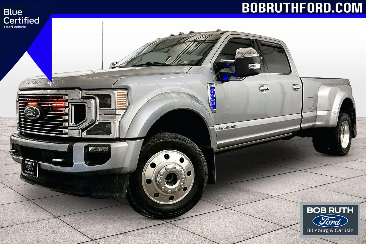 Silver 2022 Ford Super Duty F-450 DRW Platinum for sale in Dillsburg, PA
