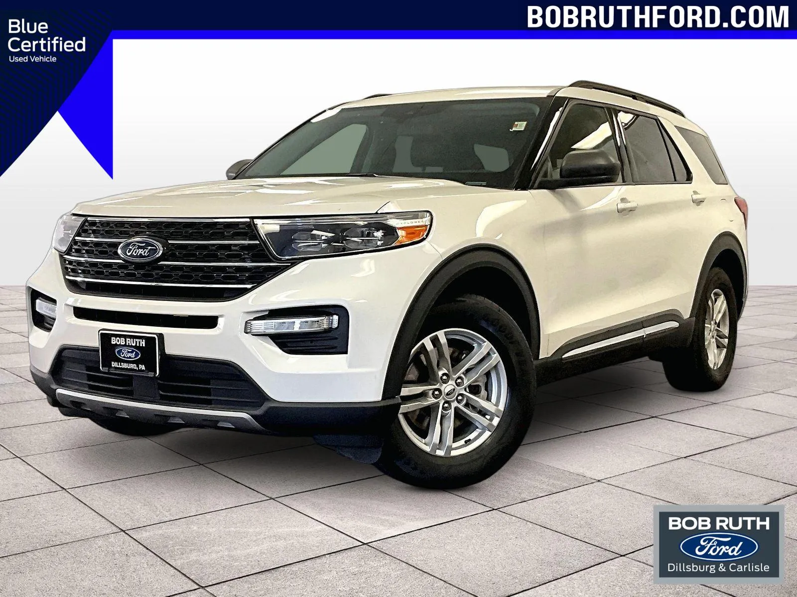 White 2022 Ford Explorer XLT for sale in Dillsburg, PA