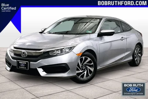 Silver 2018 Honda Civic Coupe LX-P for sale in Dillsburg, PA