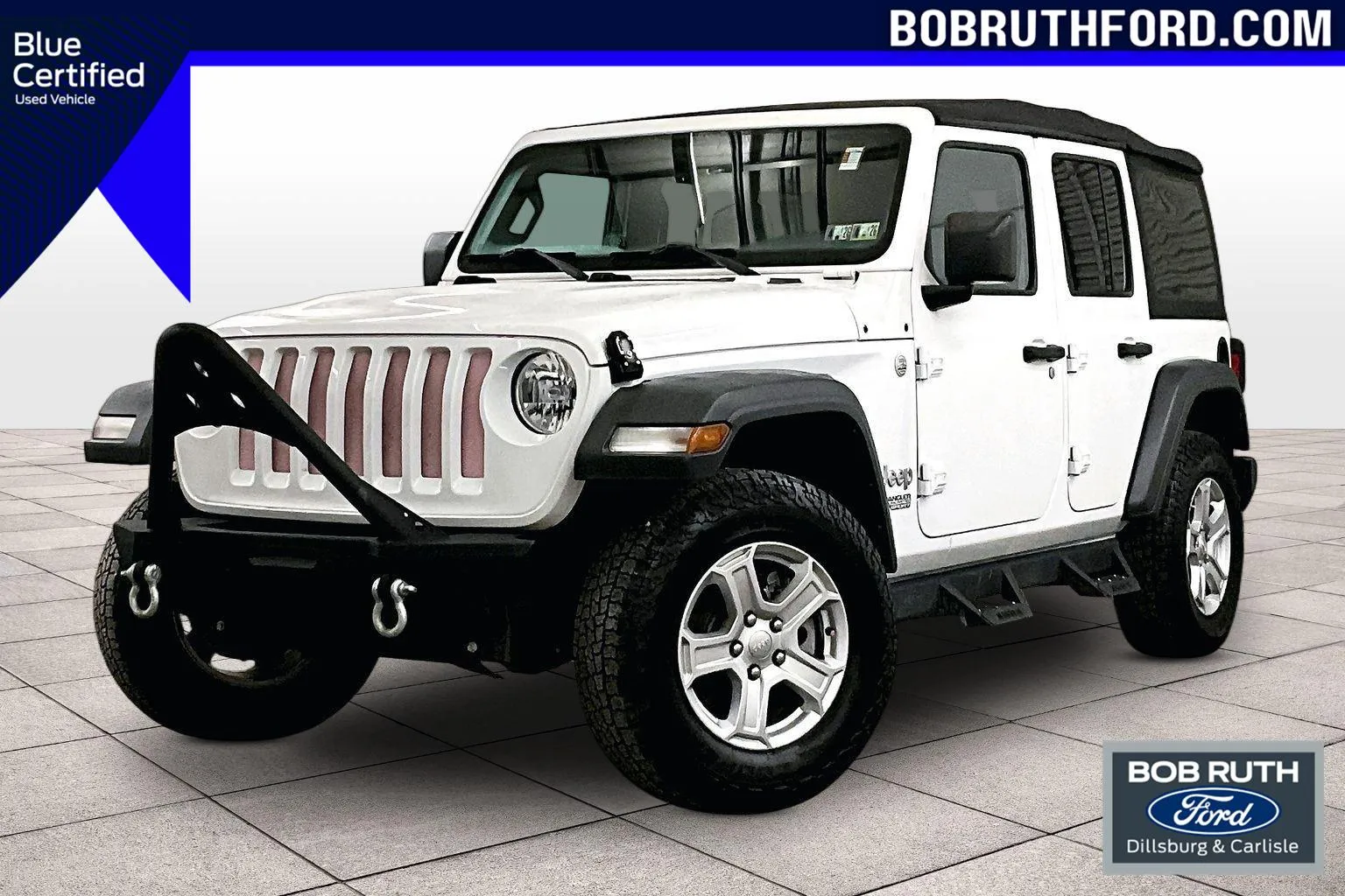 White 2018 Jeep Wrangler Unlimited Sport S for sale in Dillsburg, PA