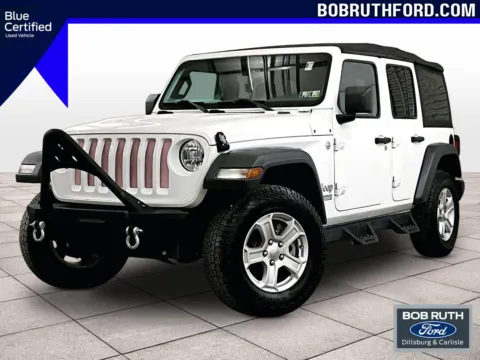White 2018 Jeep Wrangler Unlimited Sport S for sale in Dillsburg, PA