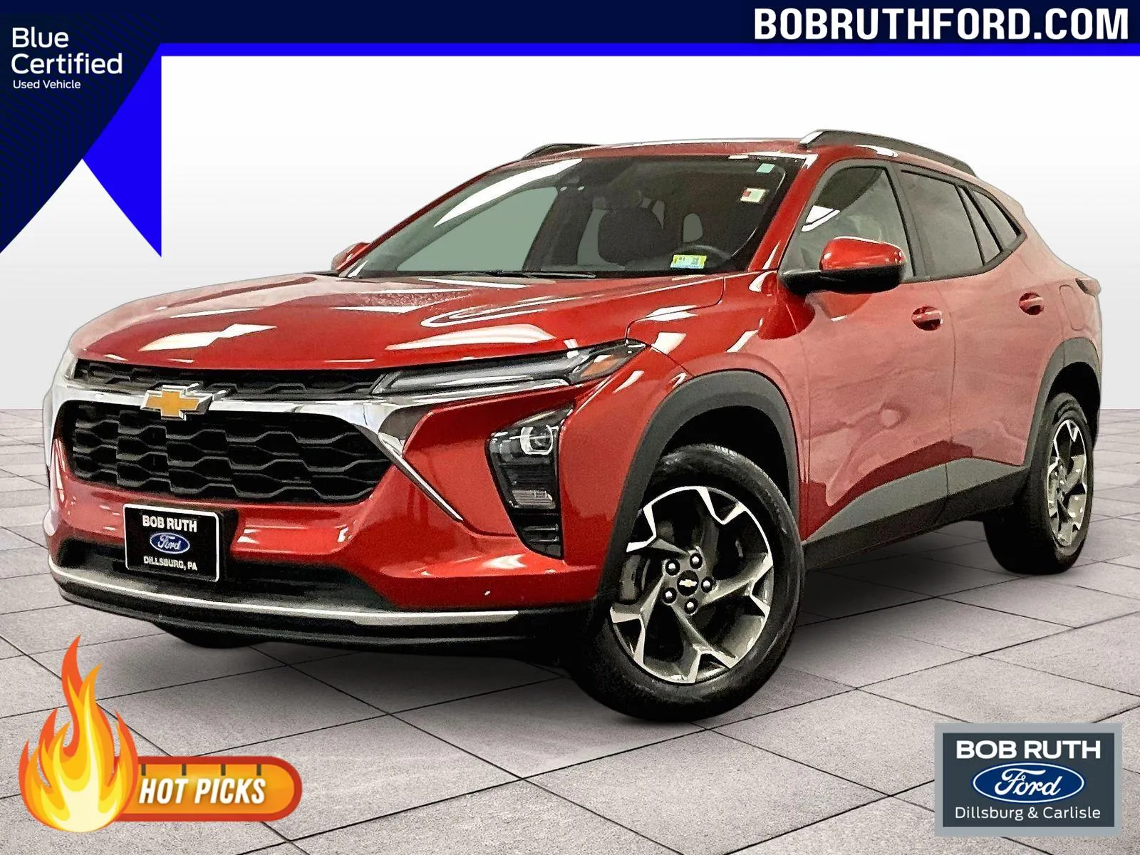 Orange 2024 Chevrolet Trax LT for sale in Dillsburg, PA