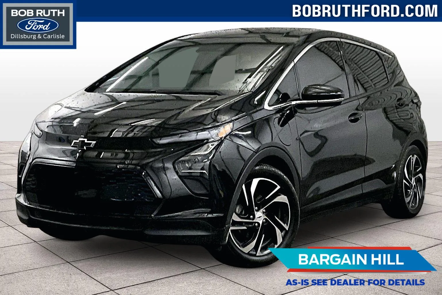 Used 2022 Chevrolet Bolt EV LT with VIN 1G1FW6S06N4100220 for sale in Dillsburg, PA