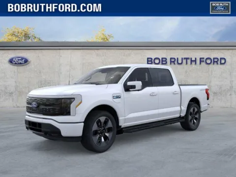 White 2025 Ford F-150 Lightning Platinum for sale in Dillsburg, PA