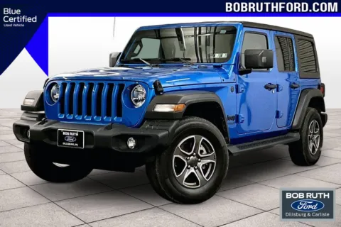 Blue 2022 Jeep Wrangler Unlimited Sport S for sale in Dillsburg, PA