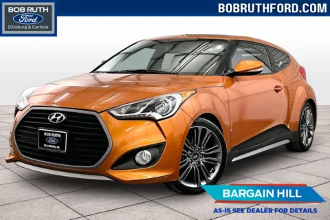 Orange 2016 Hyundai Veloster Turbo for sale in Dillsburg, PA