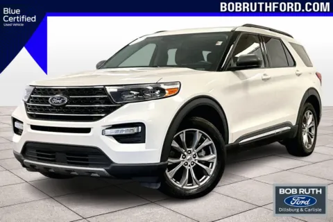 White 2022 Ford Explorer XLT for sale in Dillsburg, PA
