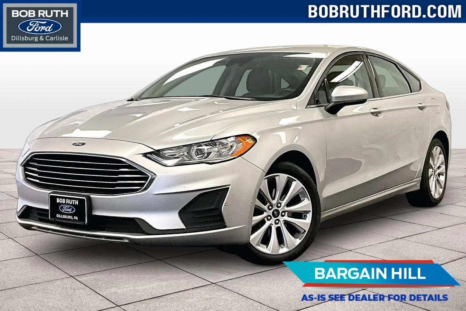 Used 2019 Ford Fusion SE with VIN 3FA6P0T91KR274817 for sale in Dillsburg, PA