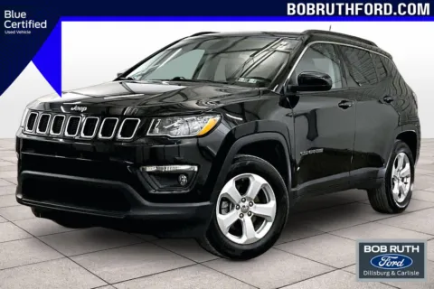 Black 2021 Jeep Compass Latitude for sale in Dillsburg, PA