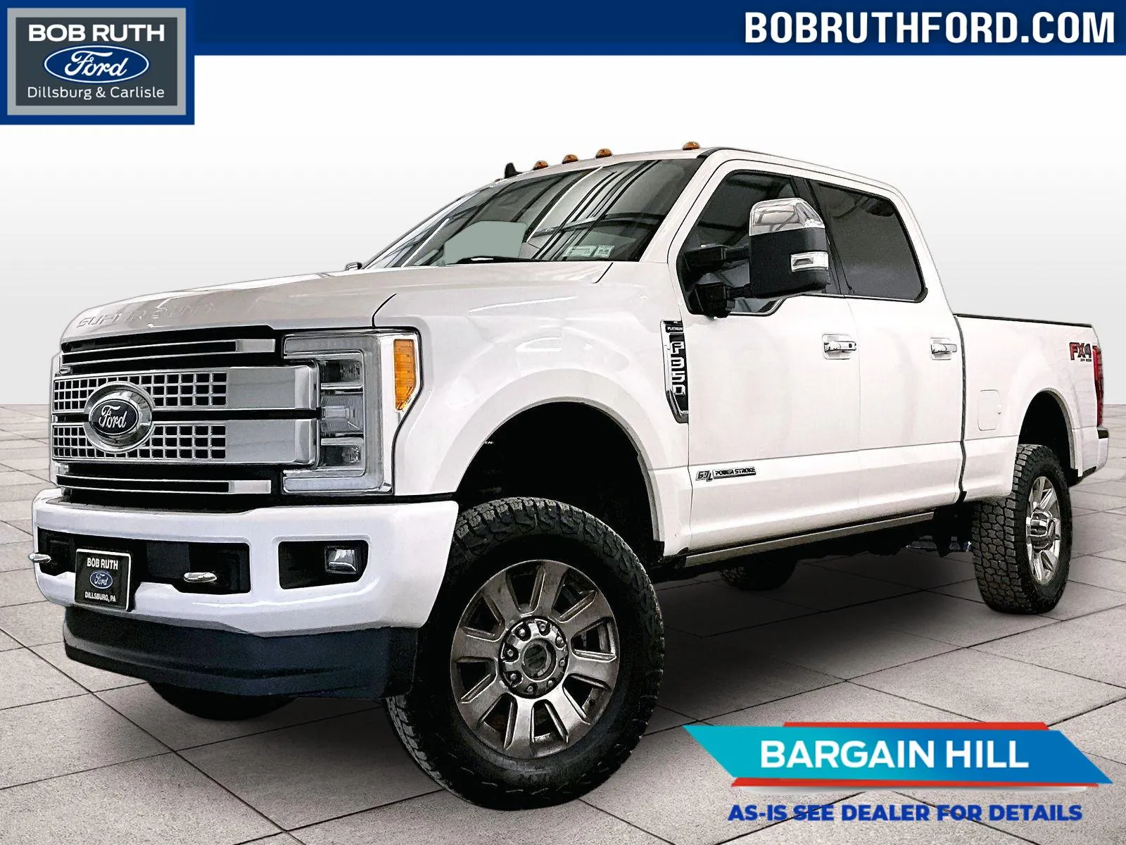 White 2019 Ford Super Duty F-350 SRW Platinum for sale in Dillsburg, PA