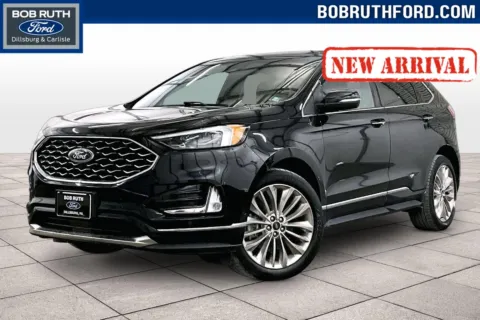 Black 2020 Ford Edge Titanium for sale in Dillsburg, PA