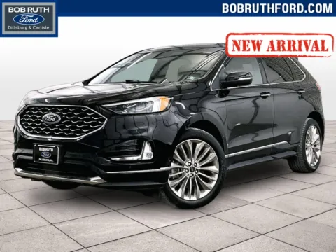 Black 2020 Ford Edge Titanium for sale in Dillsburg, PA