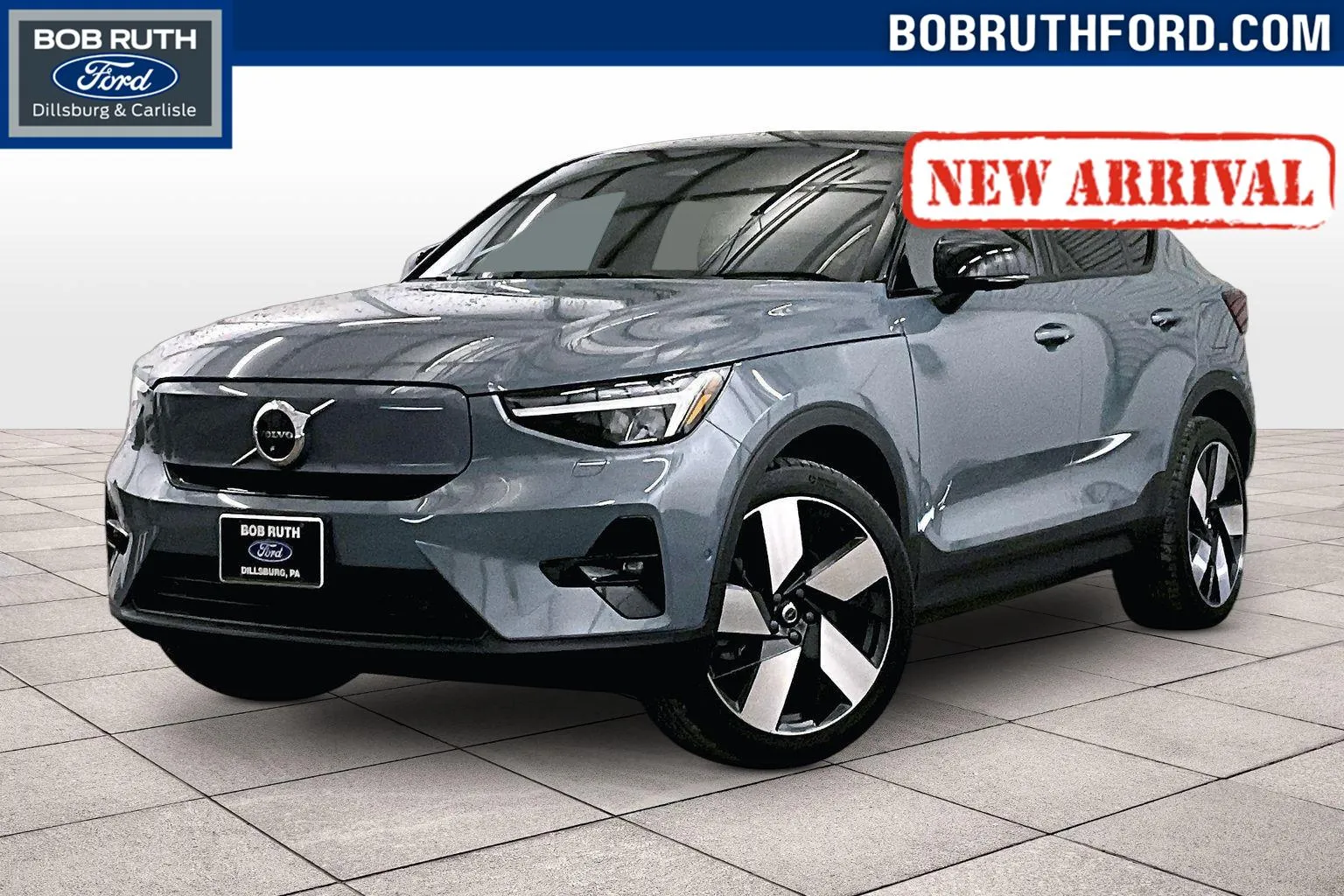 Gray 2022 Volvo C40 Recharge Pure Electric Ultimate for sale in Dillsburg, PA