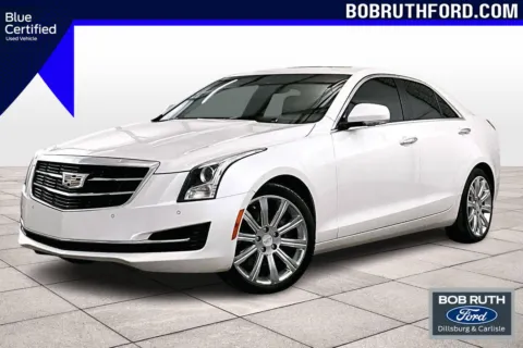 White 2018 Cadillac ATS Sedan Luxury AWD for sale in Dillsburg, PA