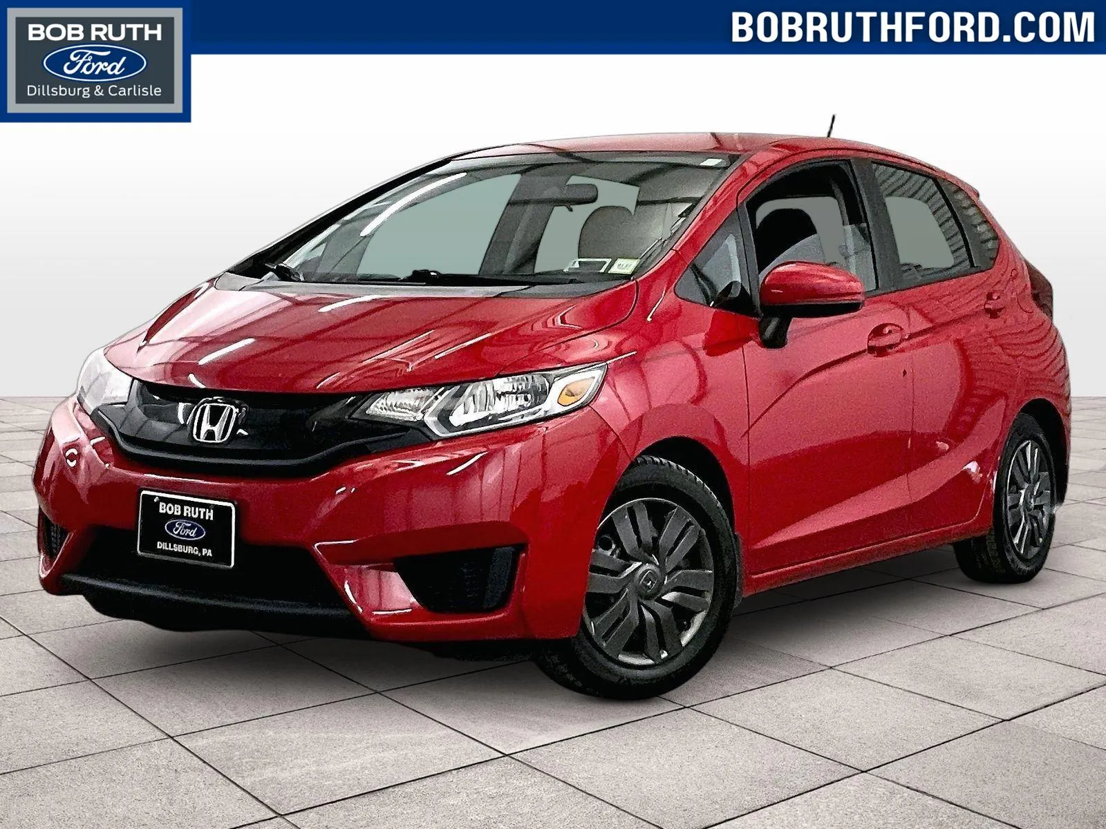 Red 2016 Honda Fit LX for sale in Dillsburg, PA